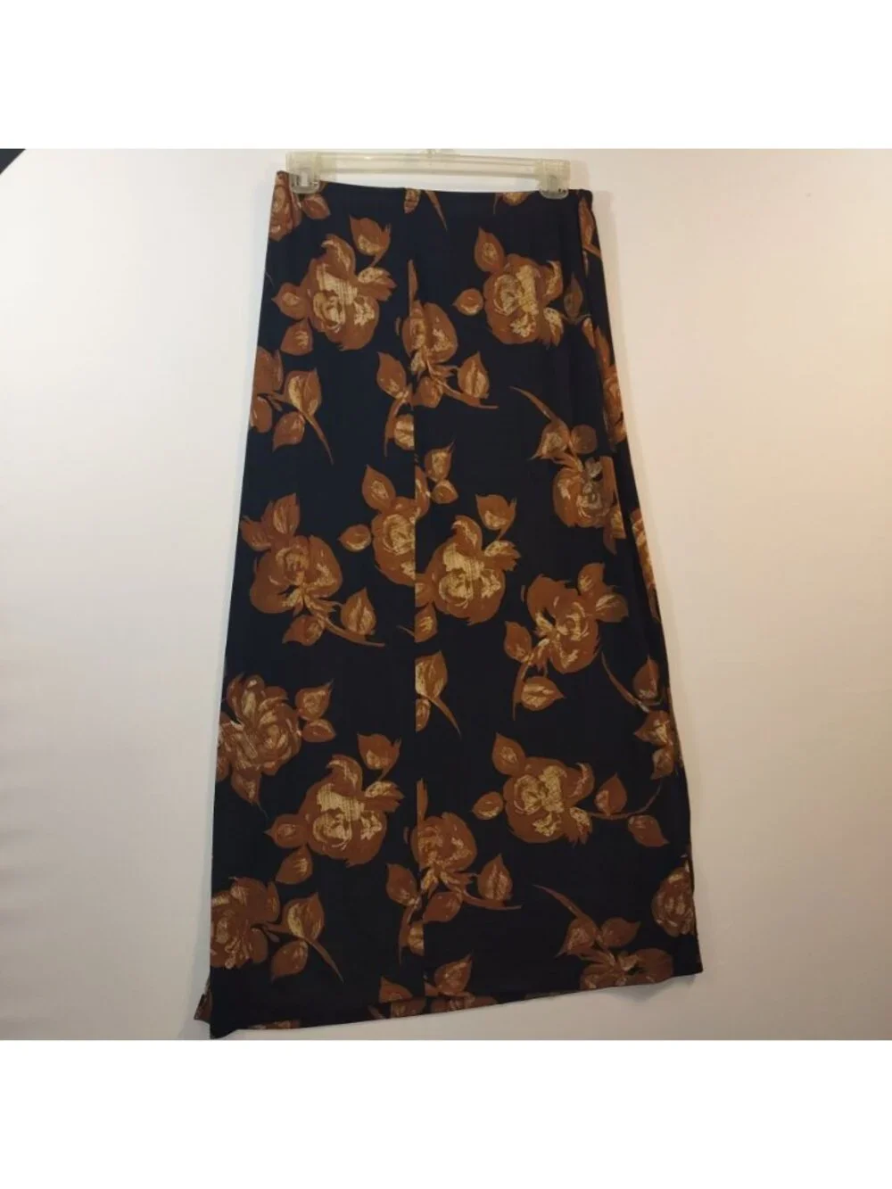 Frazier Lawrence Woman Floral Maxi Skirt -Black & Brown -Size L